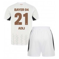 Echipament fotbal Bayer Leverkusen Amine Adli #21 Tricou Deplasare 2024-25 pentru copii maneca scurta (+ Pantaloni scurti)